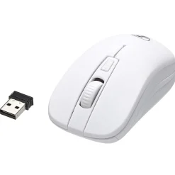 Souris optique sans fil blanc