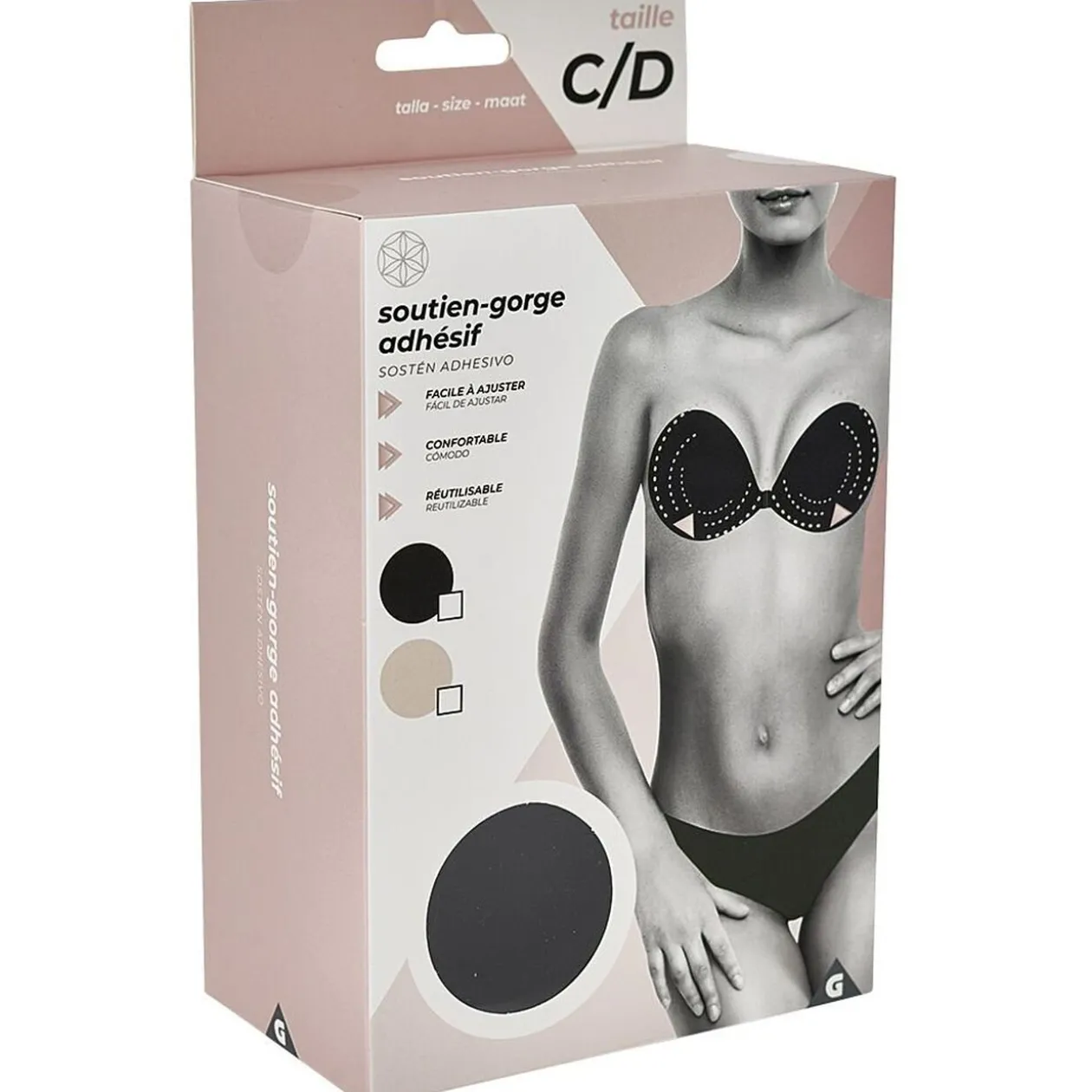 Soutien gorge adhésif Bonnet C/D