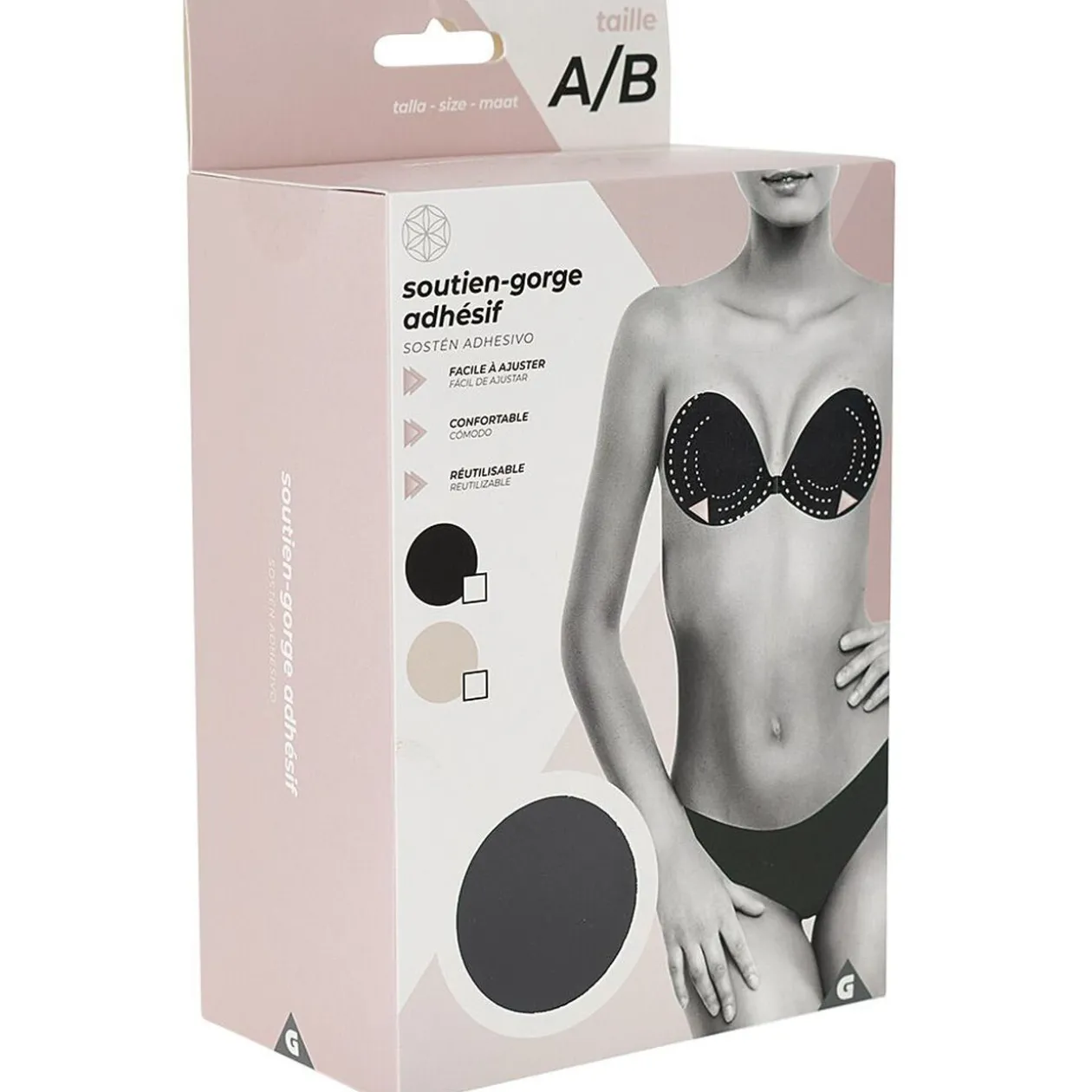Soutien gorge adhésif invisible Bonnet B/C