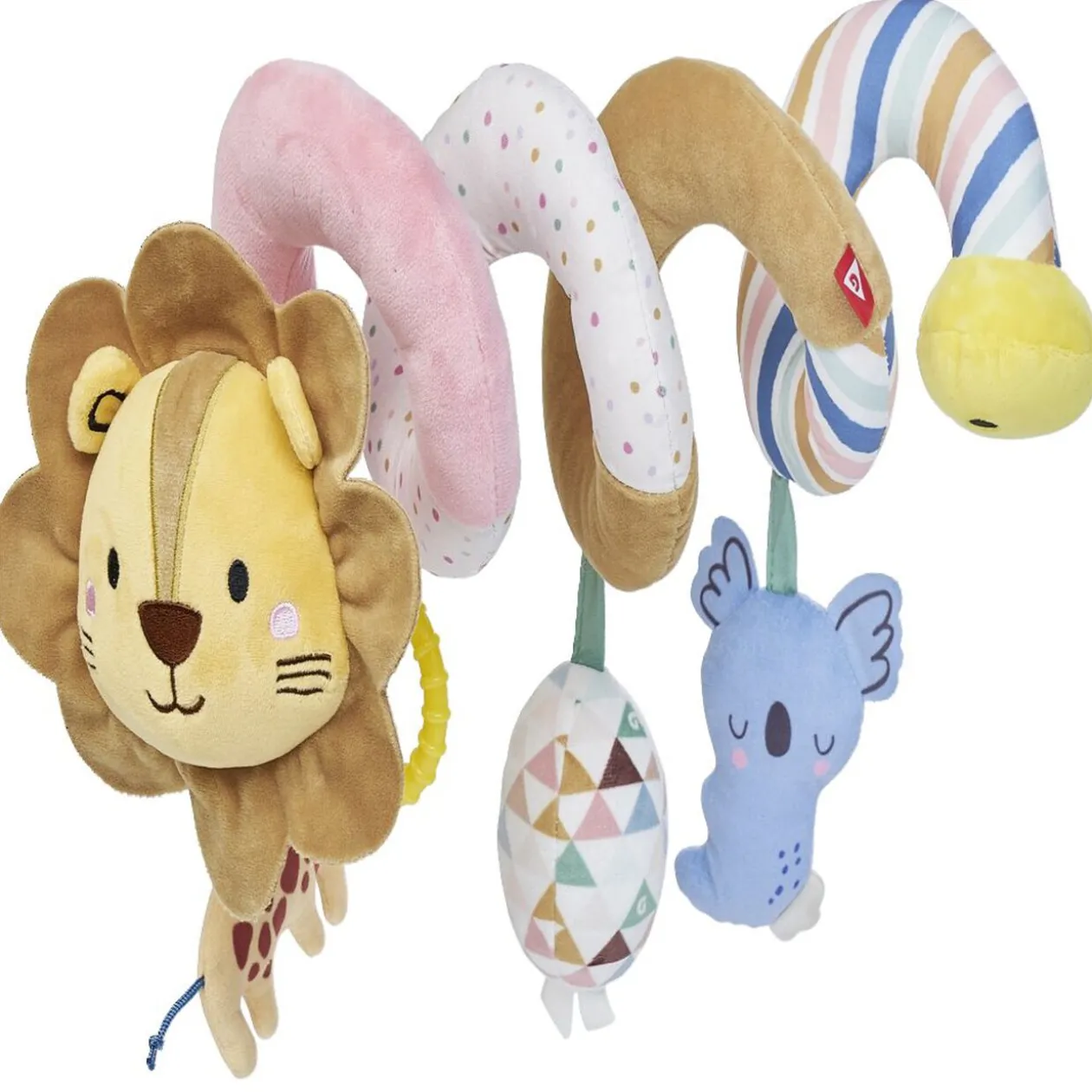 Spirale d'activité pour bébé avec papier bruissant