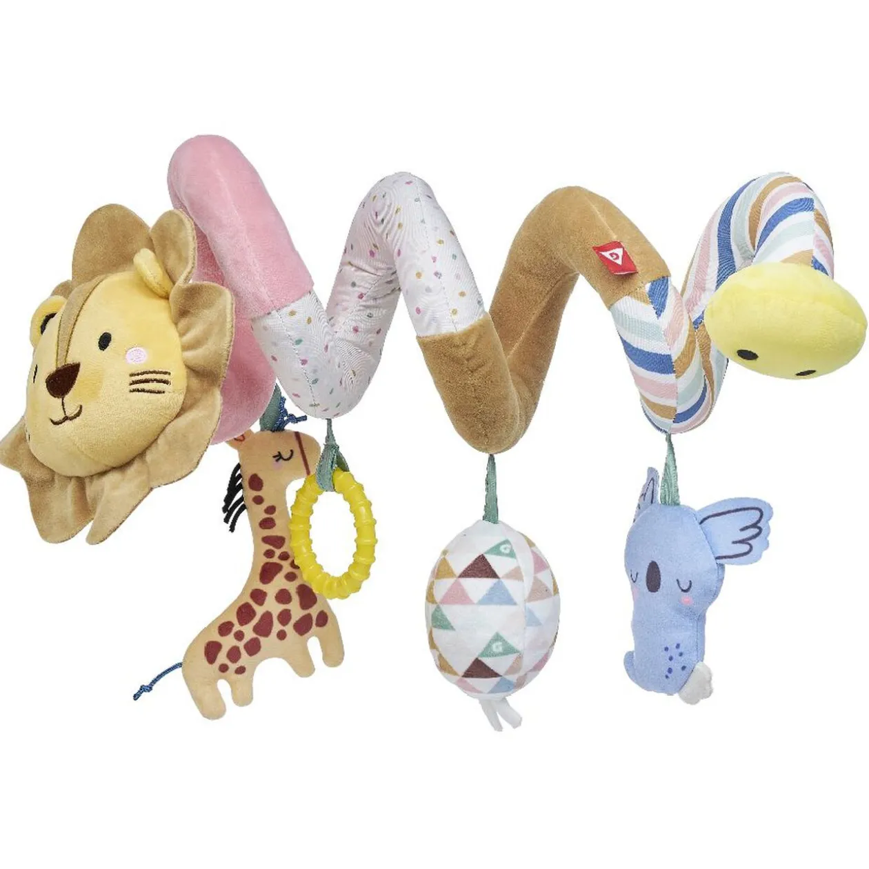 Spirale d'activité pour bébé avec papier bruissant