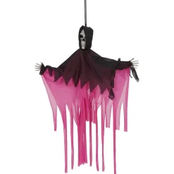 Squelette fluo à suspendre décoration Halloween H40 cm