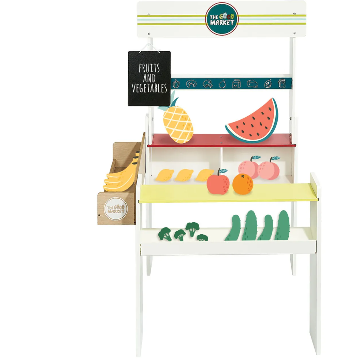 Stand marchand en bois