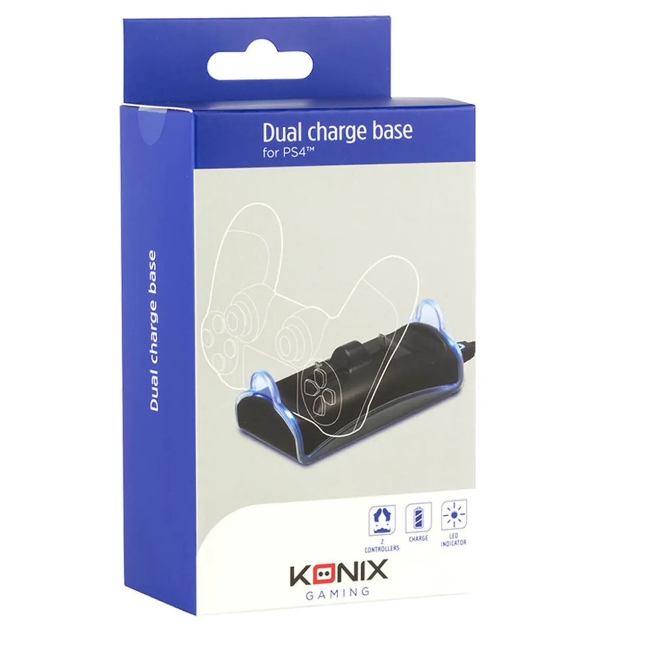 Station de charge double pour manettes PS4