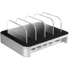 Station de charge USB Homday noir et gris