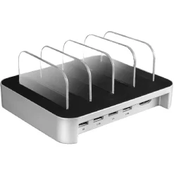 Station de charge USB Homday noir et gris