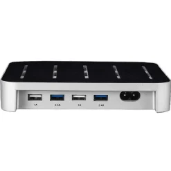 Station de charge USB Homday noir et gris