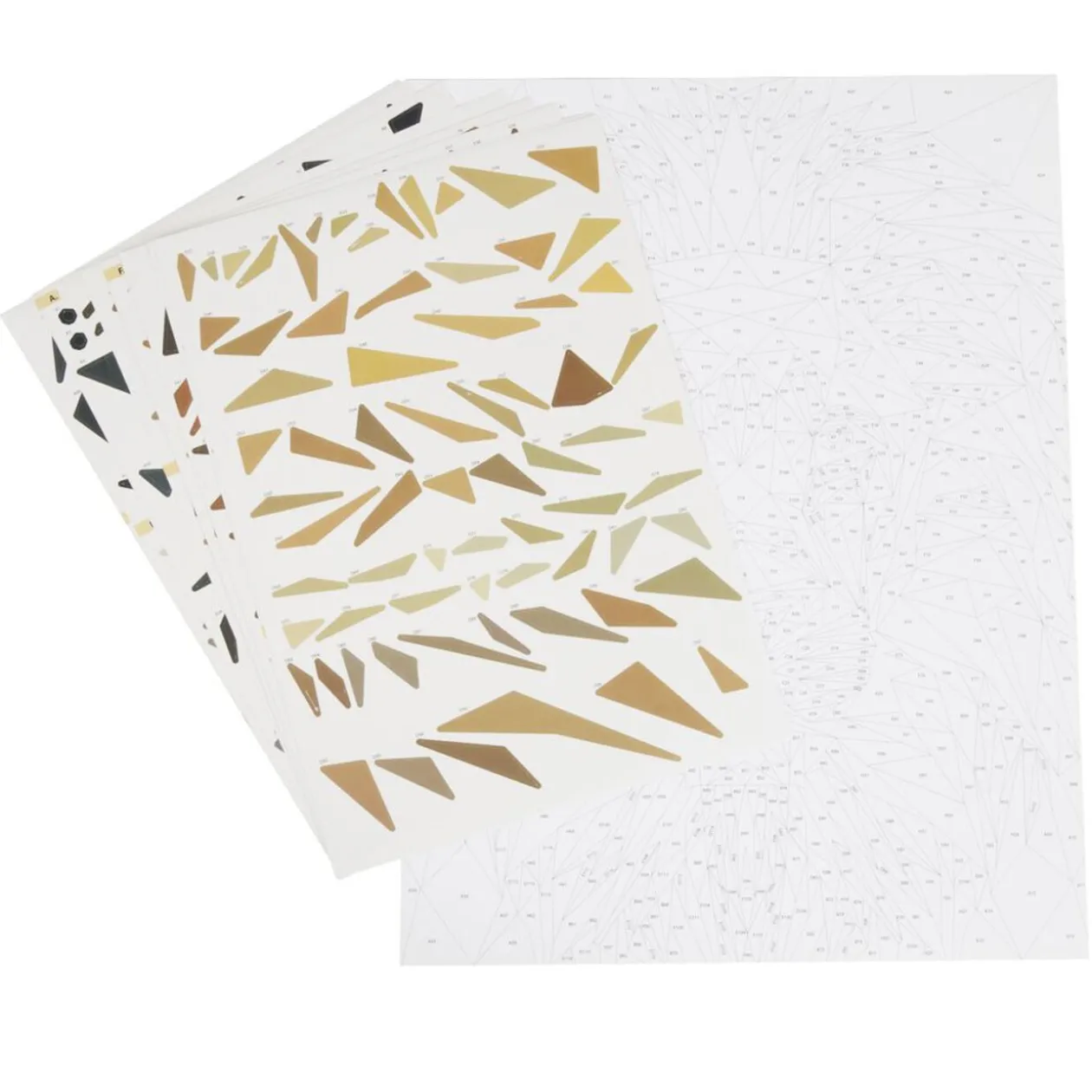 Sticker animaux à compléter avec numéros autocollants 31x31cm