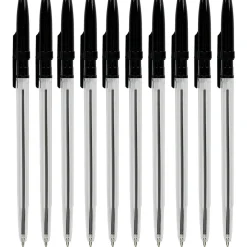 Stylo bille noir x10