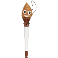 Stylo caca marron 14 cm