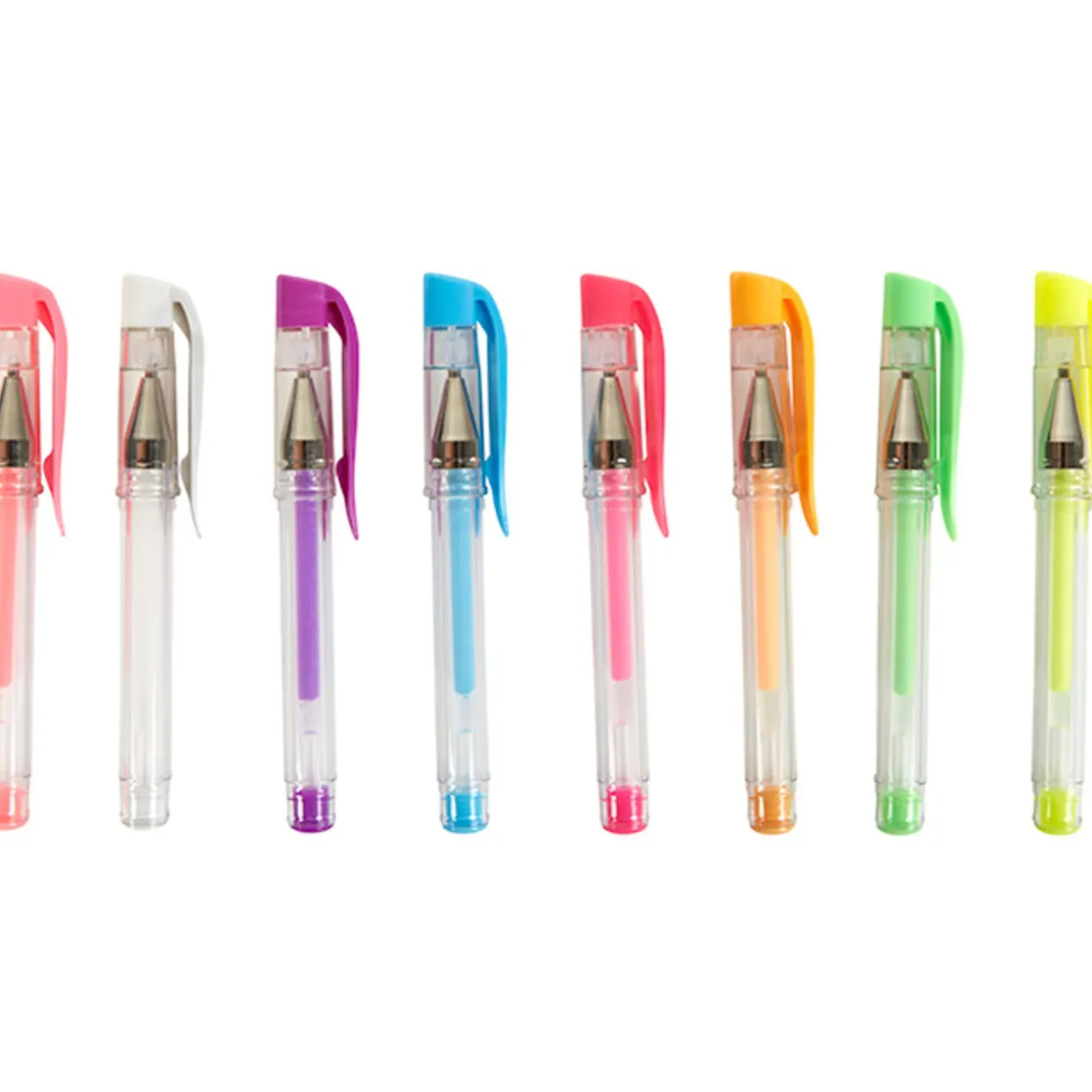 Stylo gel paillette x8