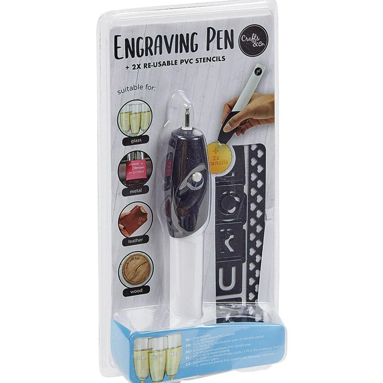 Stylo graveur multisupports