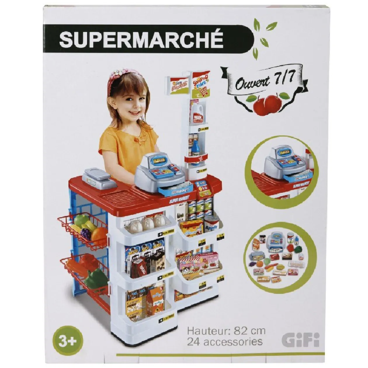 Supermarché et 24 accessoires