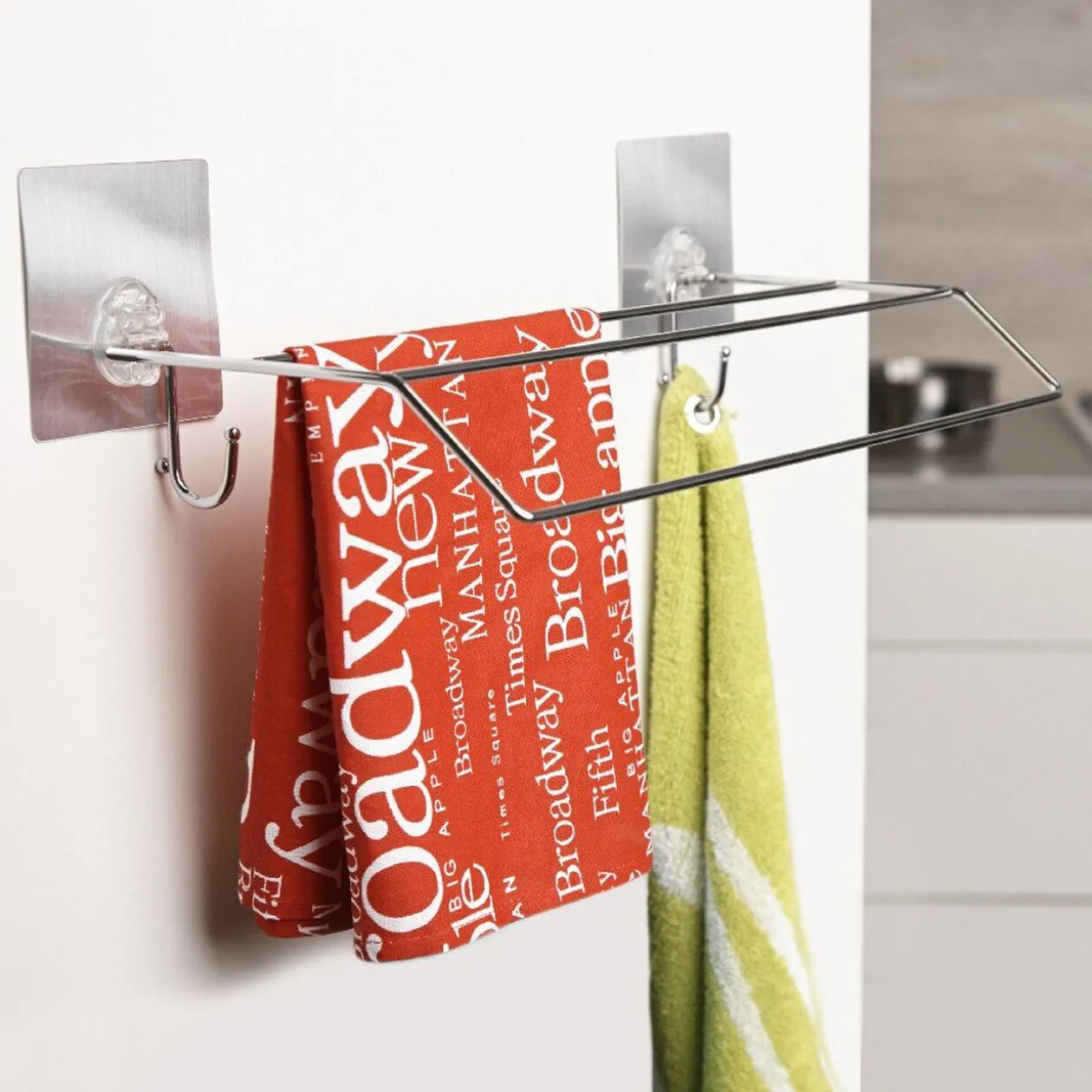 Support à torchon adhésif