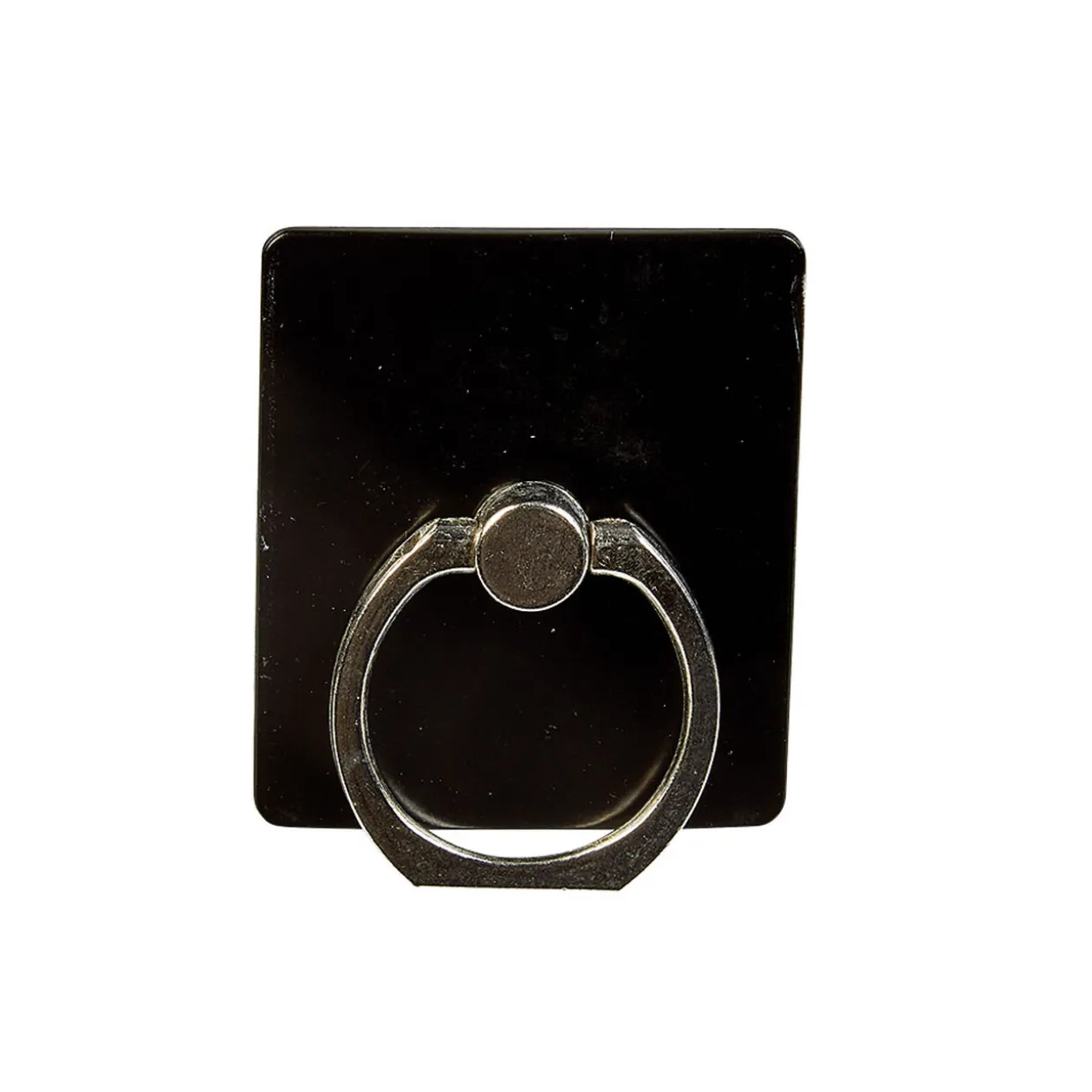 Support anneau bague pour téléphone plastique noir
