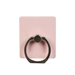 Support anneau bague pour téléphone en plastique rose ou blanc