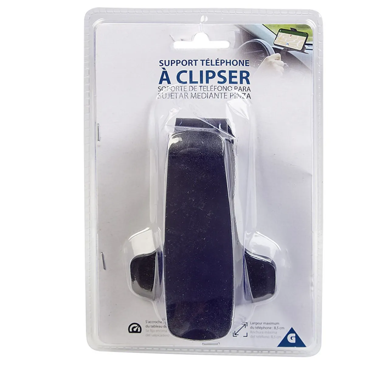 Support de téléphone à pince pour voiture