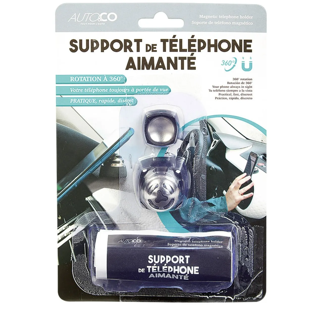 Support de téléphone aimanté pour voiture