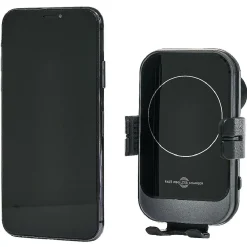 Support de téléphone et chargeur noir