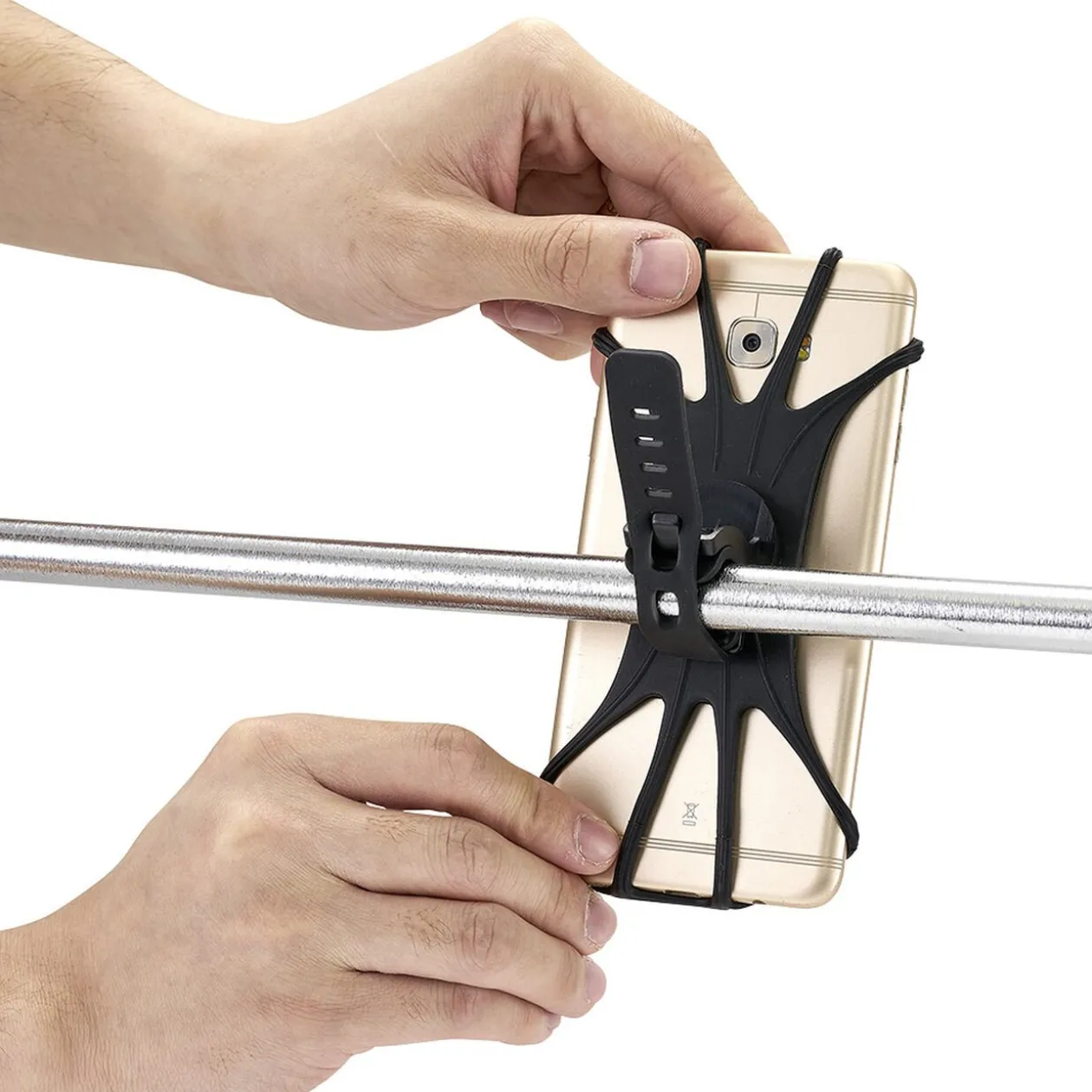 Support de téléphone pour vélo plastique noir