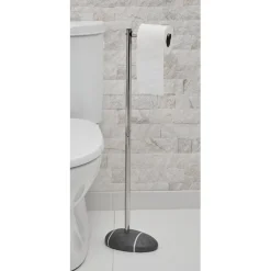 Support papier toilettes pied galet