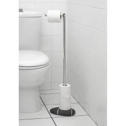 Support papier toilettes pied galet