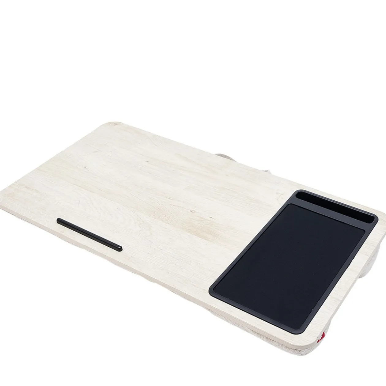 Support pour ordinateur portable nomade bois beige 57x30xH5cm