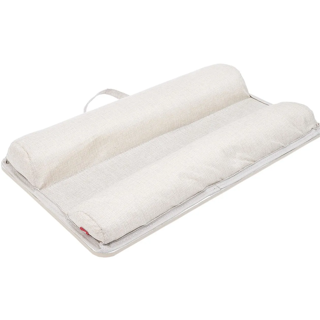 Support pour ordinateur portable nomade bois beige 57x30xH5cm