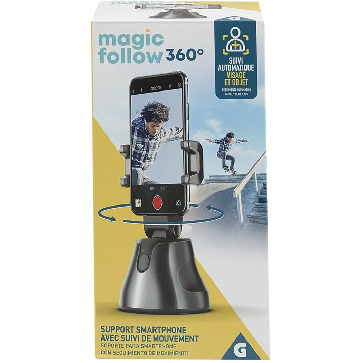 Support pour smartphone avec suivi de mouvement