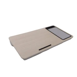 Support pour tablette ordinateur beige