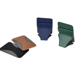 Support téléphone cuir avec porte carte