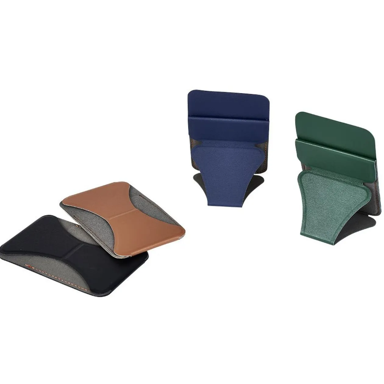 Support téléphone cuir avec porte carte