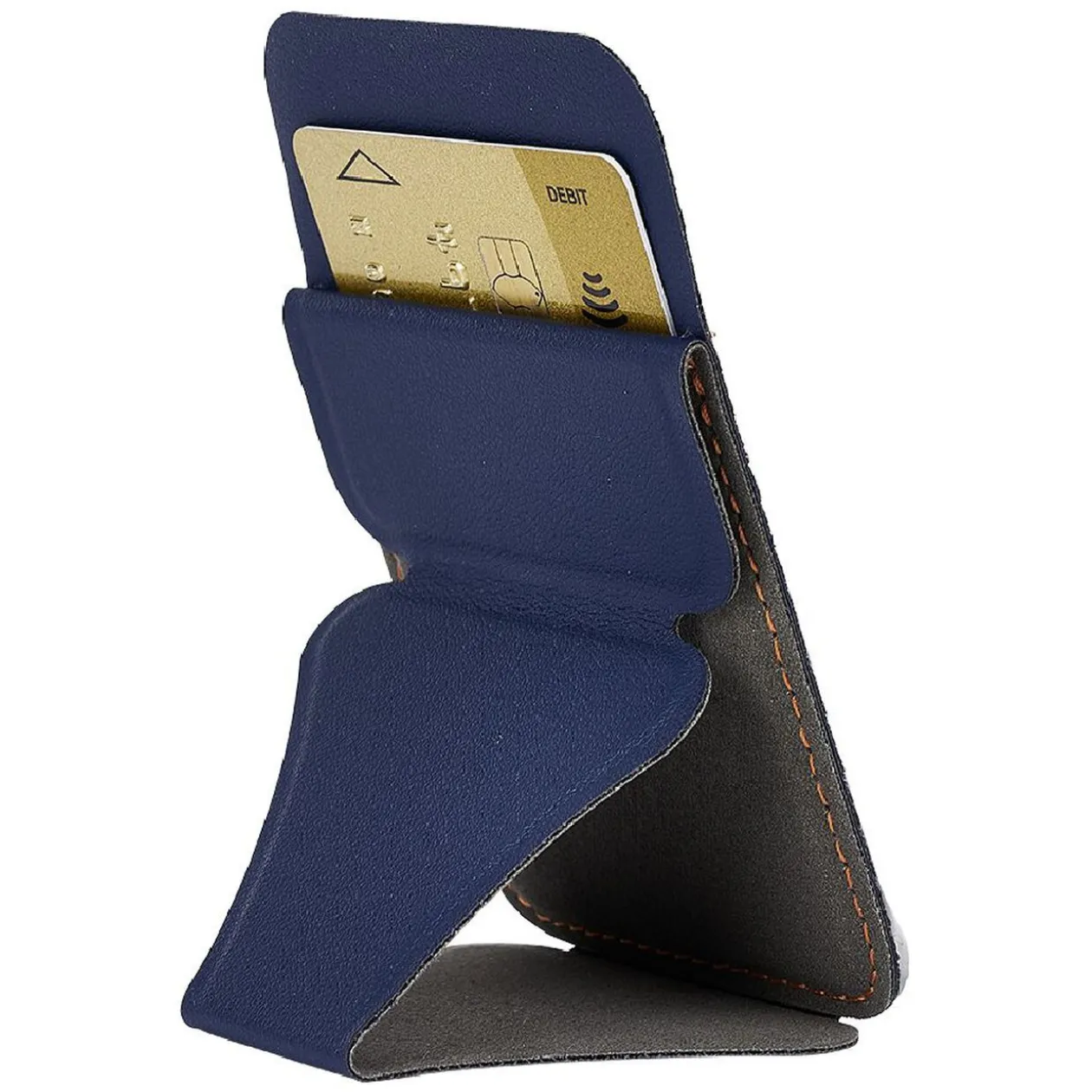 Support téléphone cuir avec porte carte