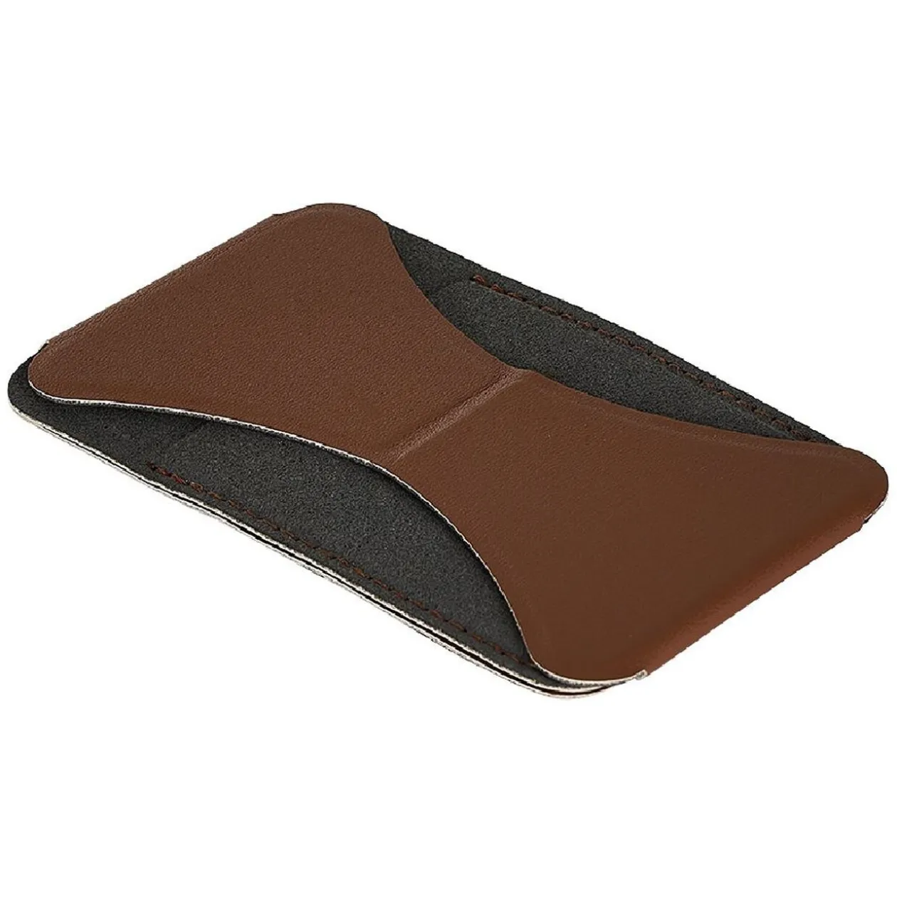 Support téléphone cuir avec porte carte