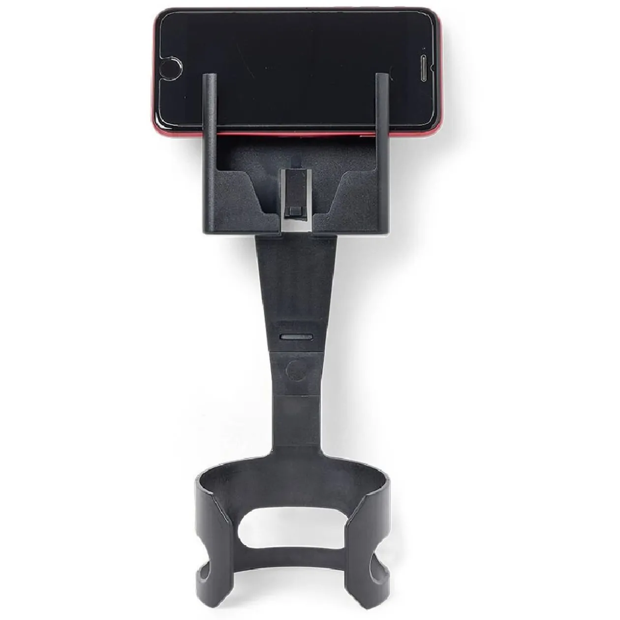 Support téléphone porte gobelet 2 en 1 abs noir