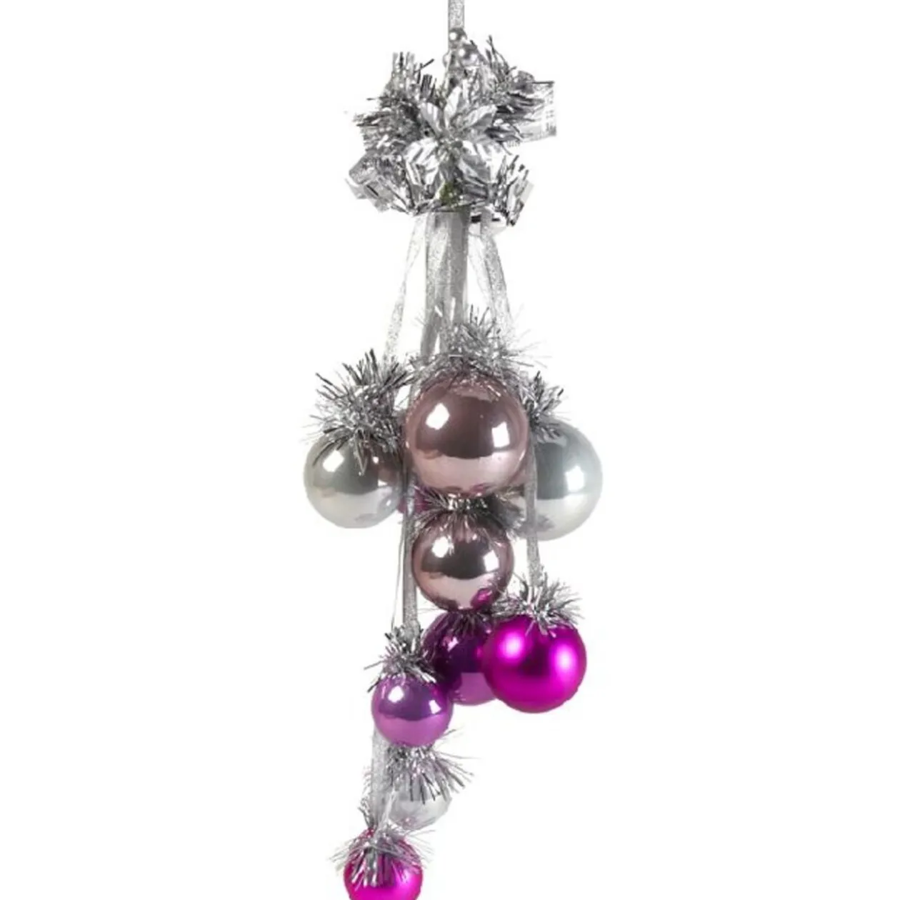 Suspension 10 boules de Noel