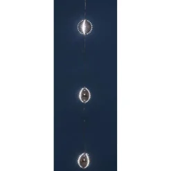 Suspension 3 boules de Noël digitales lumineuses 8 cm