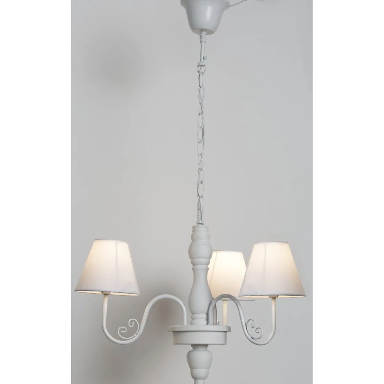 Suspension 3 têtes blanche