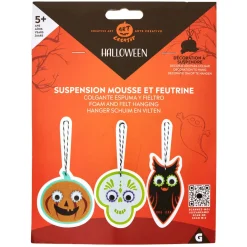 Suspension forme Halloween en feutrine à confectionner