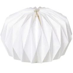 Suspension géométrique papier blanc