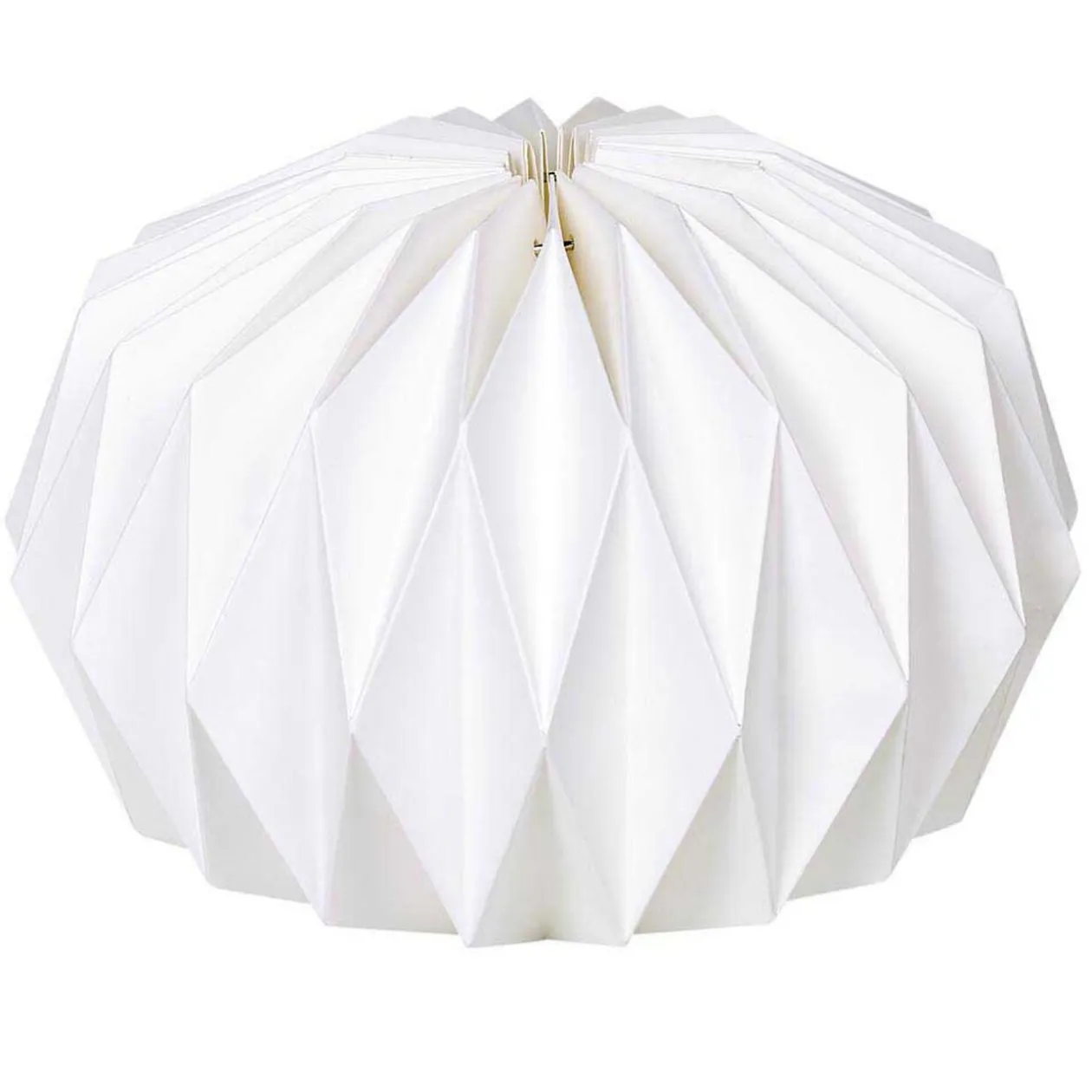 Suspension géométrique papier blanc