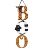 Suspension Halloween lettres BOO en bois