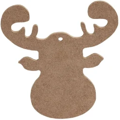 Suspension Noël en papier marron à personnaliser