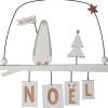 Suspension Pingouin avec inscription NOEL