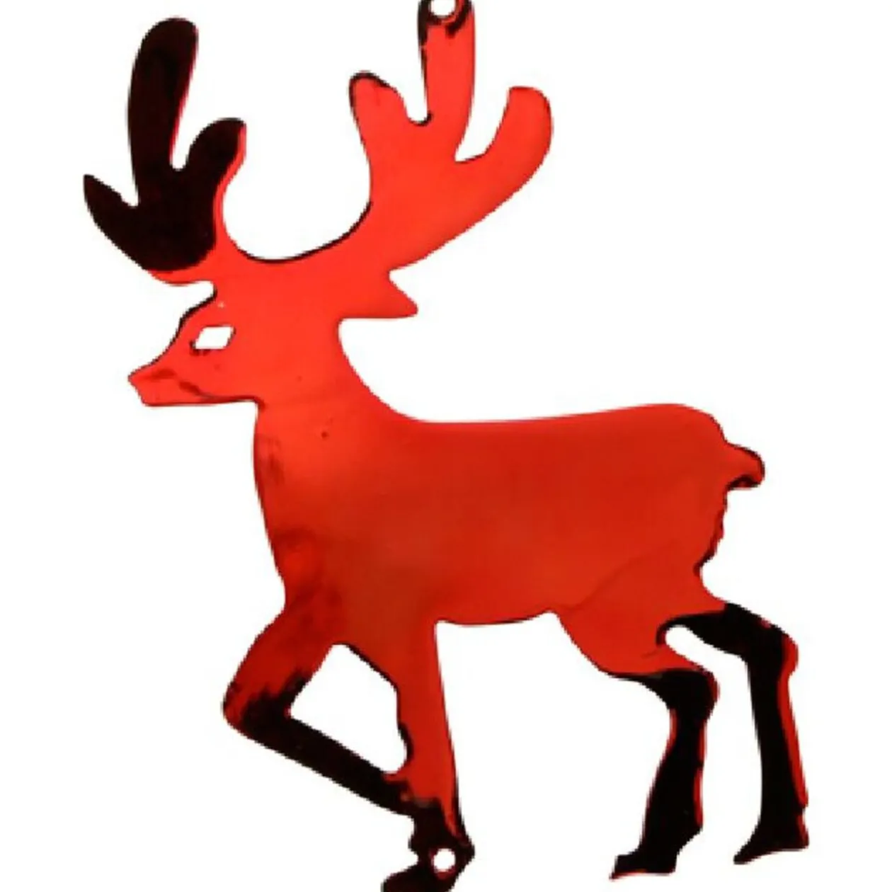 Suspension renne rouge