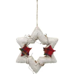 Suspension tissu étoile ou sapin