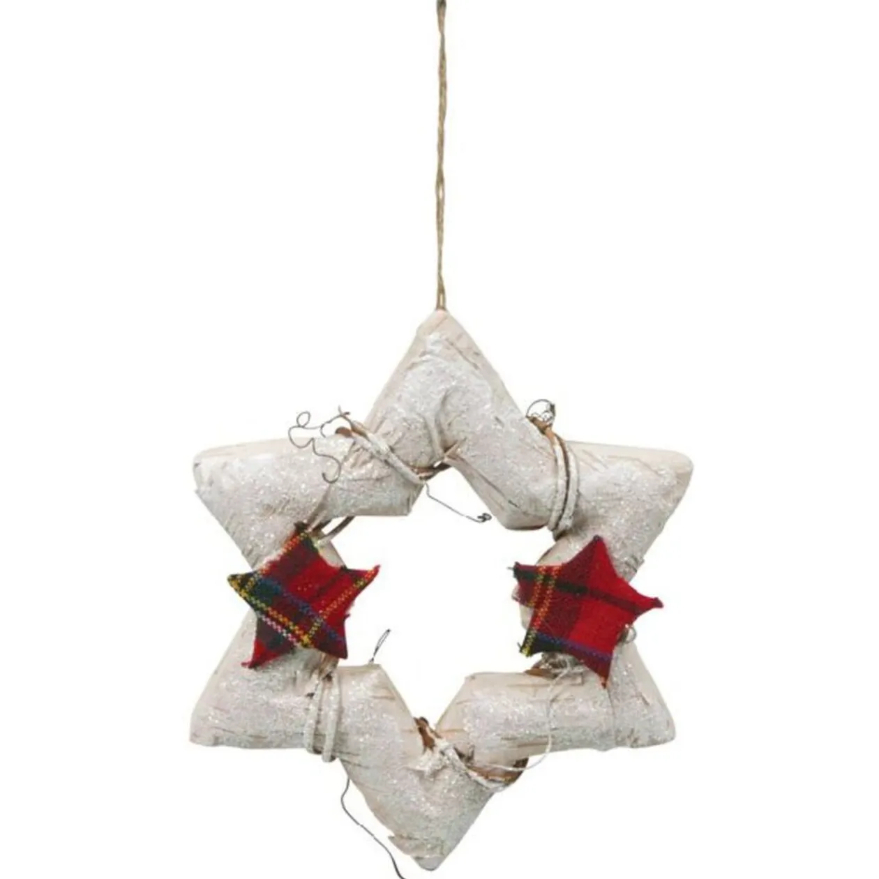 Suspension tissu étoile ou sapin