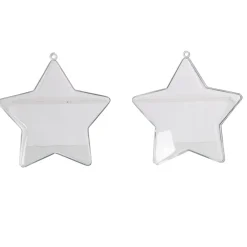 Suspension étoile sapin Noël à remplir