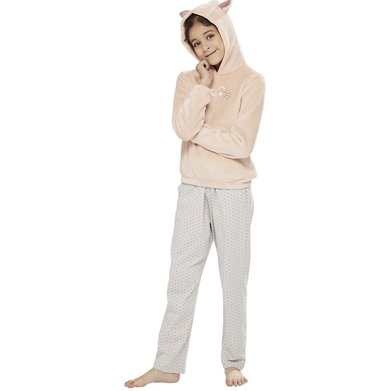 Sweat pyjama chat pour enfant Taille XS/6-8 ans ou 10-12 ans