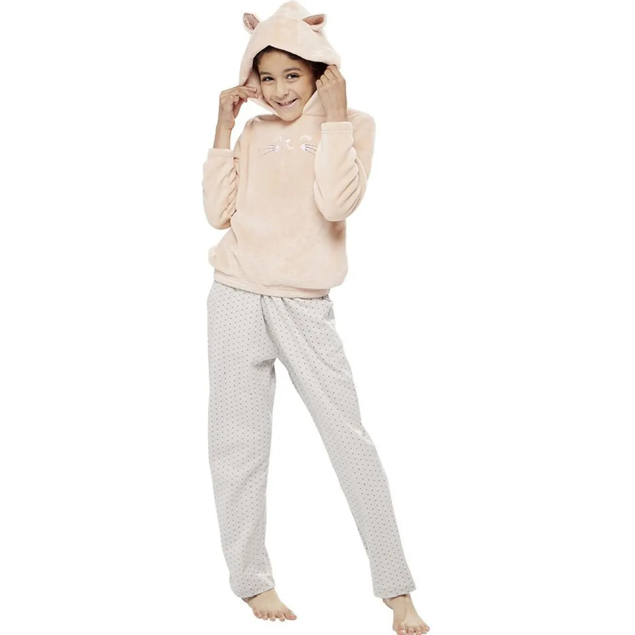 Sweat pyjama chat pour enfant Taille XS/6-8 ans ou 10-12 ans